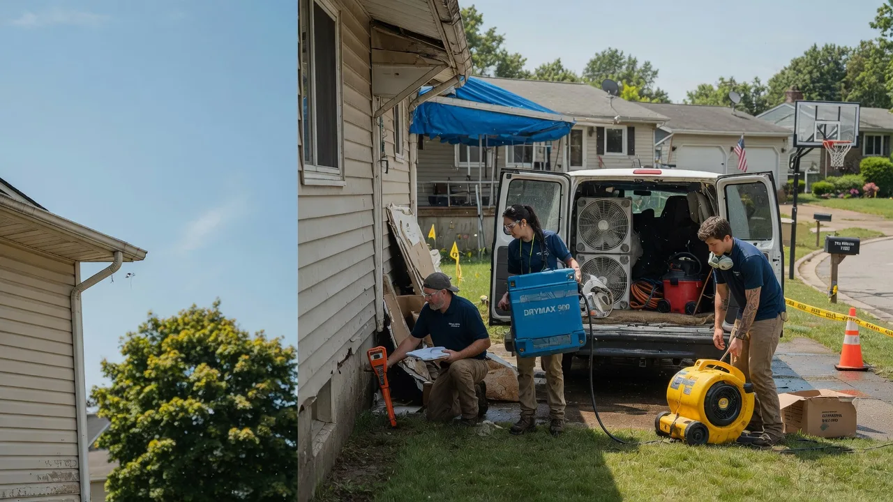 Ceiling Leak Cleanup in Hartleton, PA near me